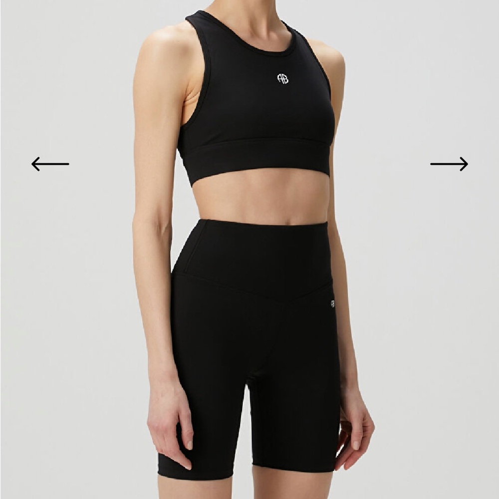 Sports Bra & Biker Shorts | Anine Bing